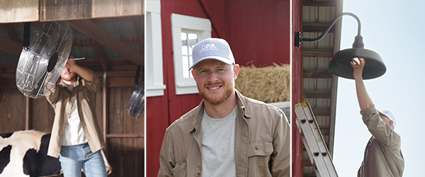 How dairy farmers practice energy conservation every day