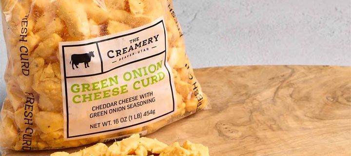 The creamery introduces green onion curd flavor