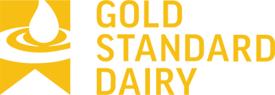Gold standard dairy logo