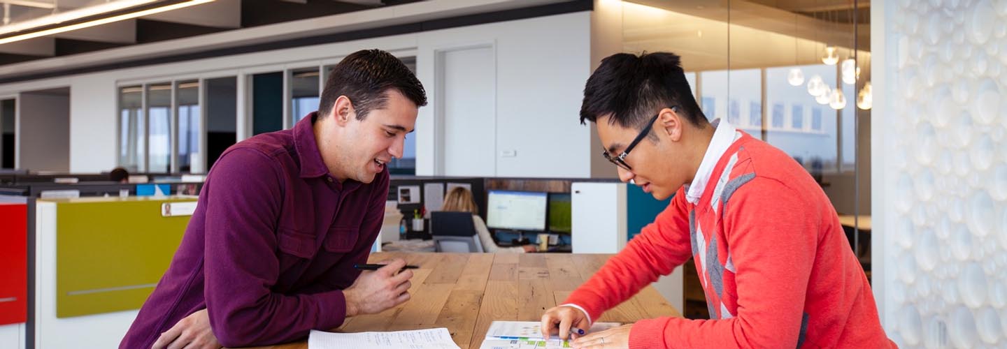 People working together in the office