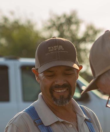 Man with farmers