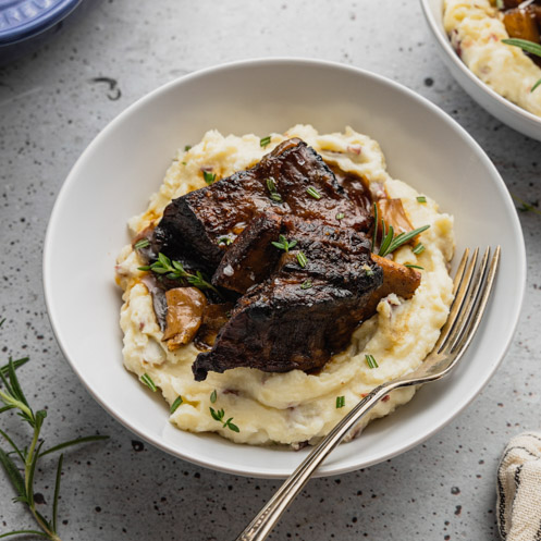 Buttery Parmesan Mashed Potatoes