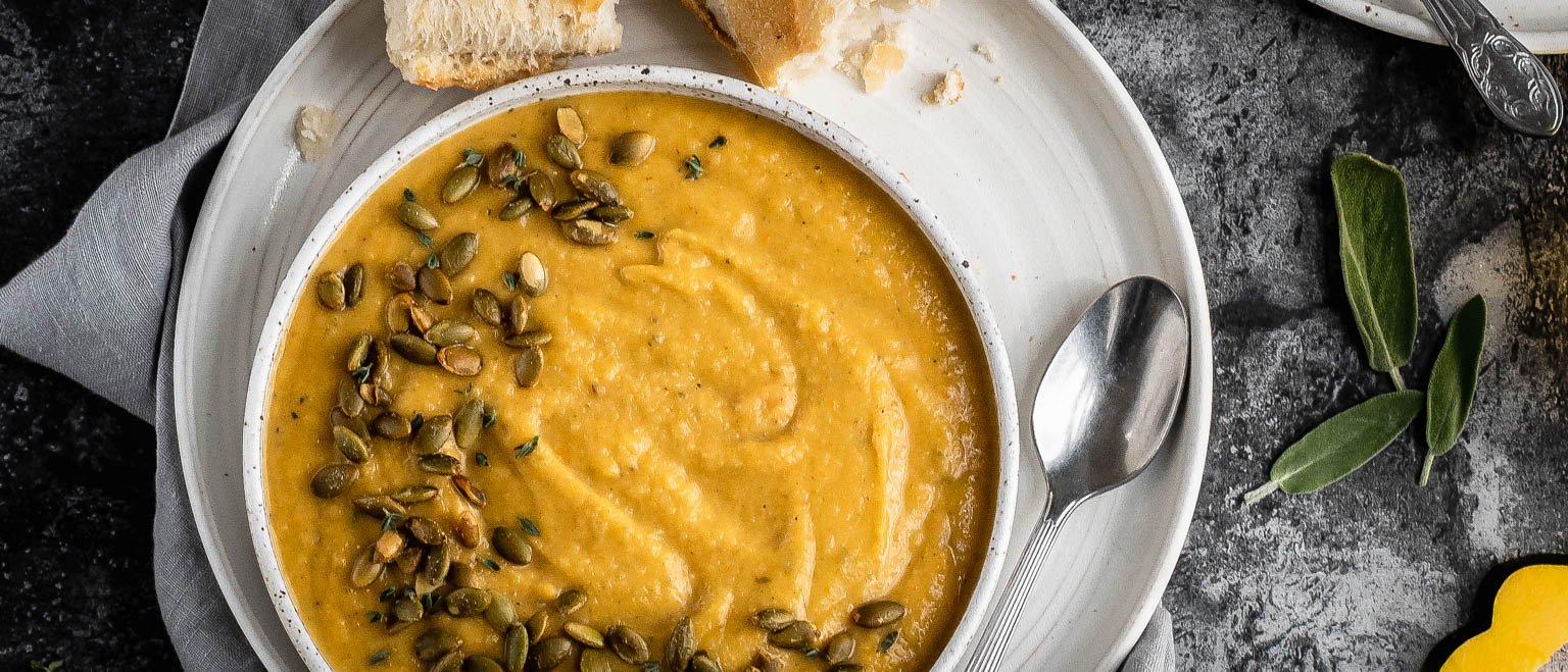 Roasted Acorn Squash Soup