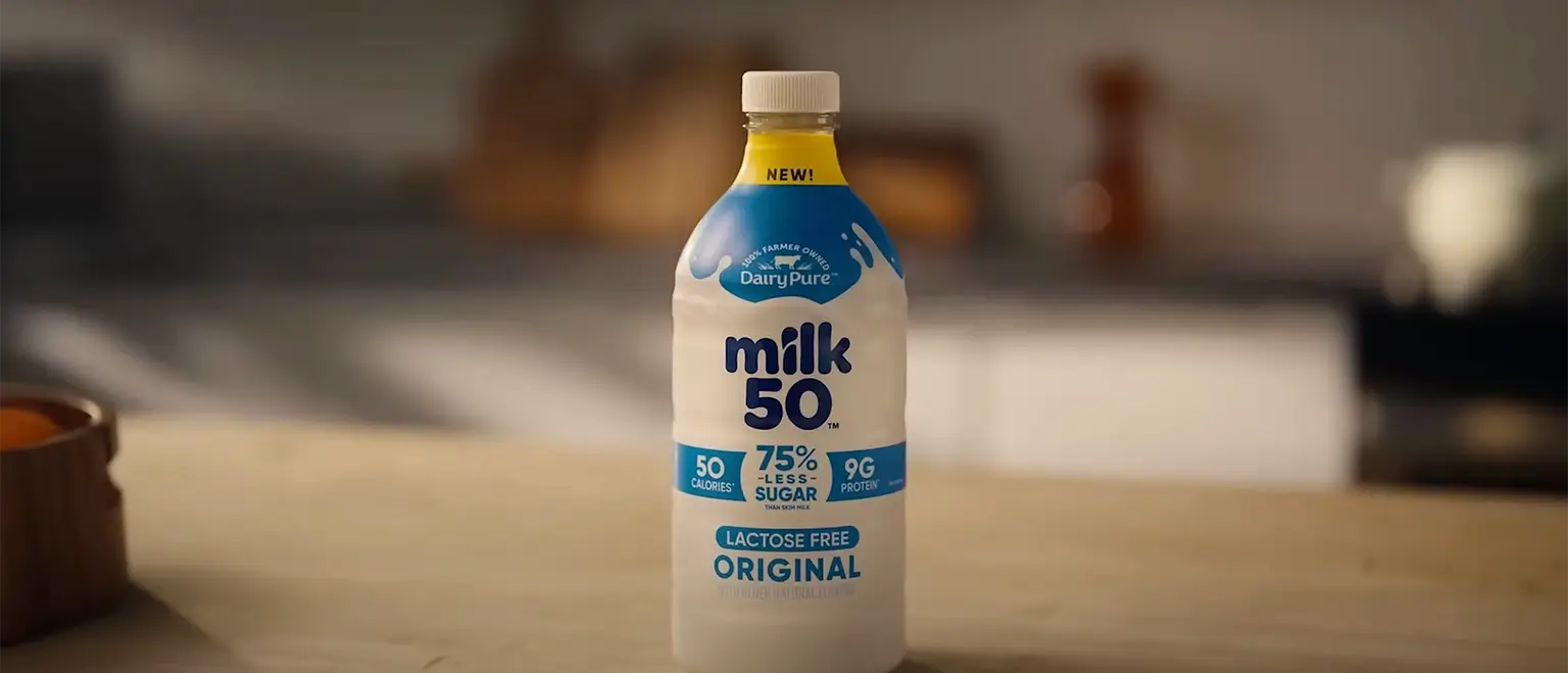 Milk50™ is Disrupting the Dairy Aisle with the First 50-calorie Nutrient-Rich, Real Dairy Milk with 9g Protein per Serving