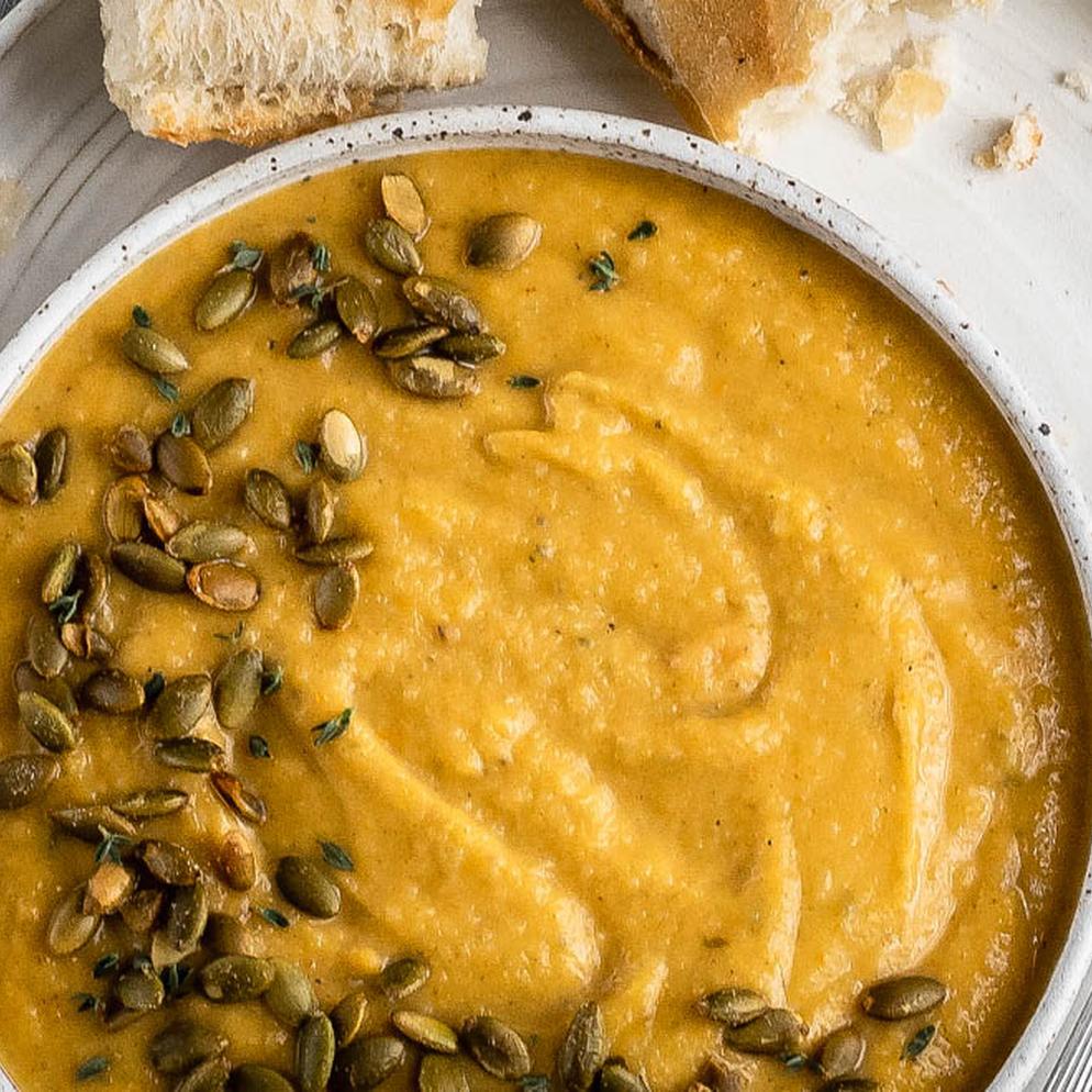 Roasted Acorn Squash Soup