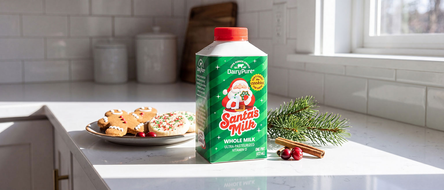 FROM THE NORTH POLE TO WALMART: SANTA'S MILK BRINGS HOLIDAY MAGIC TO EVERY FRIDGE