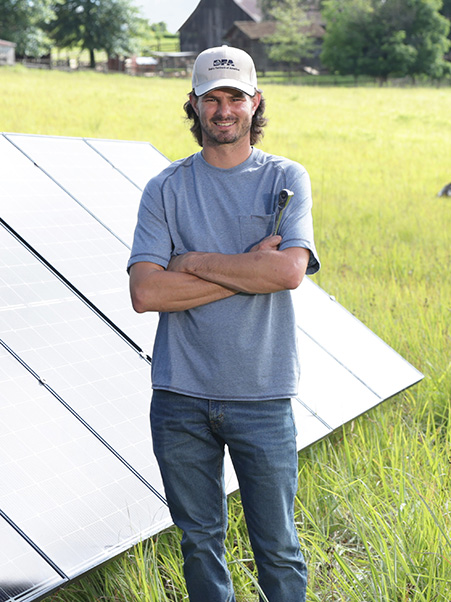 Solar panels help farms generate clean, renewable energy, reduce their environmental footprint, and support more sustainable farming practices — benefiting the land today and for generations to come. 