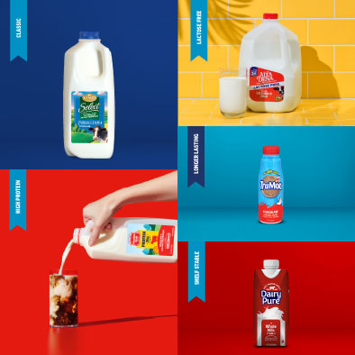 A QUICK GUIDE TO MILK OPTIONS THAT FIT TODAY’S LIFESTYLES