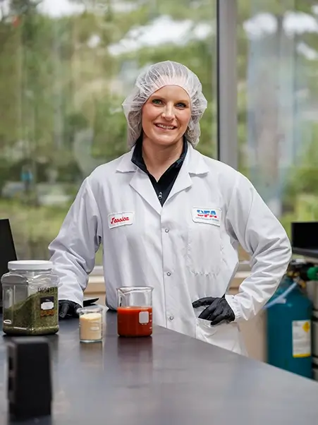 Lab technicians are the behind-the-scenes heroes, conducting testing and analysis to ensure our dairy is high quality.