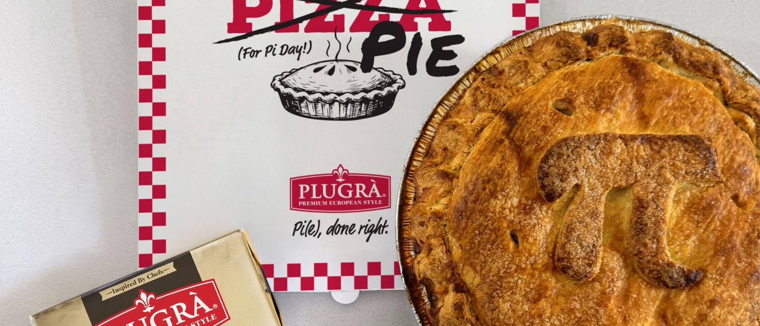 Plugrà® Premium European-Style Butter Solves for Pi - with Pie!