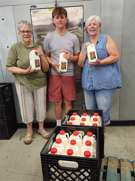 Through our DFA Cares Foundation, DFA donates nutritious dairy and food products to food pantries for those in need.